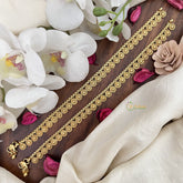 Vriksham Circle Shape Gold Look Alike Bridal Anklets-G17807